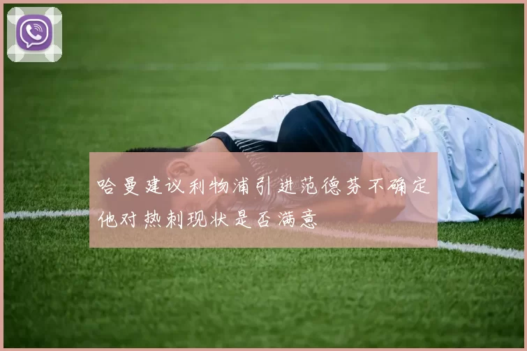 哈曼建议利物浦引进范德芬不确定他对热刺现状是否满意